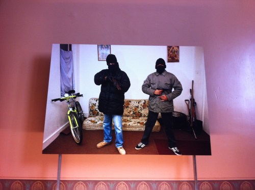 Boys with guns, Southall, late 1980s